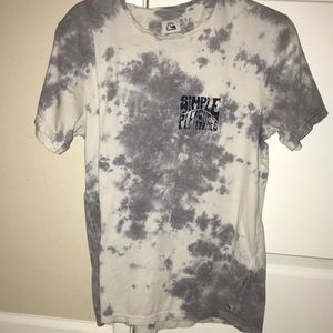 Quicksilver tie dyed t shirt